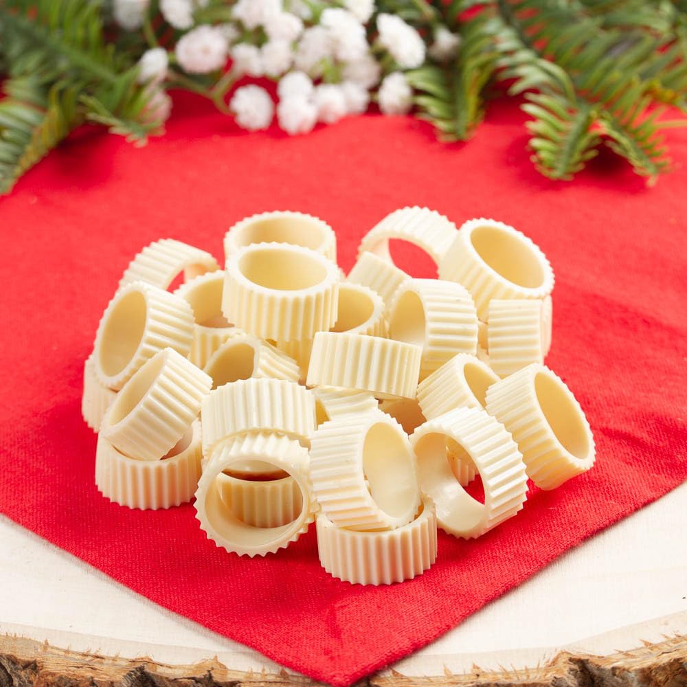 Factory Direct Craft Pack of 20 Rubber Candle Hugger Grippers - Candle Holders for Taper Candles and Candle Cups - Stay Put Candle Grips Keep The Factory Direct Craft