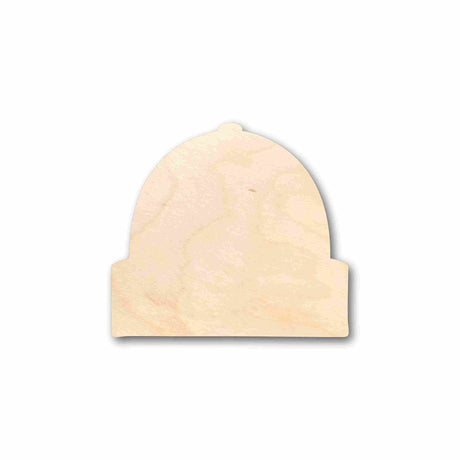 Unfinished Wood Beanie Hat Silhouette - Craft- up to 24" DIY 6" / 1/2" 24 Hour Crafts