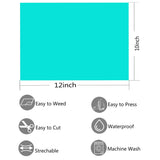 CAREGY Heat Transfer Vinyl for T-Shirts 12in.x10in. 36 Sheets-Iron On Vinyl HTV Bundle CAREGY