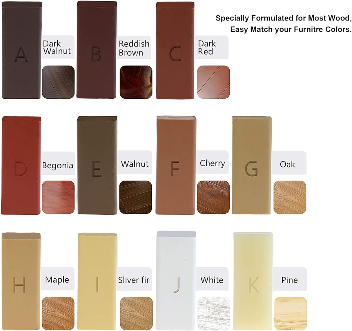 Wood Floor Repair Kit- Laminate Vinyl Hardwood Floor Repair Kit with Heat Pen Wax Filler Kit Cover Scratches, Stains, Cracks, Holes for Lvp Floor& Karidge