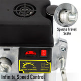 Mini Bench Drill Press, 340W Portable Drill Workbench, Light-Duty DIY Craft Drilling Repair Tool Expanding Drilling Machine Pressed-in Chuck 1-10mm DONNGYZ