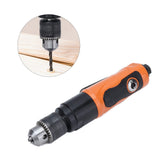 Straight Air Drill Kit Reversible Pneumatic Drill Machine Pneumatic Tools Adjustable Speed 3/8in KP‑555A((American Style)) Walfront