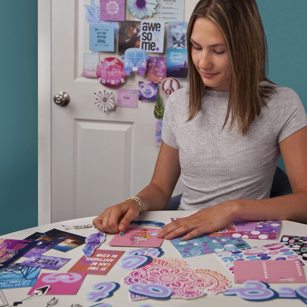 Craft-tastic DIY Wall Collage – Craft Kit – Personalize Your Space with Inspiring Quotes, Pre-cut Designs & Pictures Craft-tastic