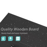 BOLUO Black Nightstands Set of 2, 2 Drawer Dresser for Bedroom Night Stand Small Nightstands End Table with Fabric Drawers Modern BOLUO