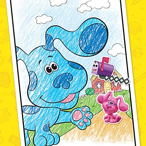 Crayola Blues Clues Coloring Book with Stickers, Gift for Kids, 96 Pages, Ages 3, 4, 5, 6 - WoodArtSupply