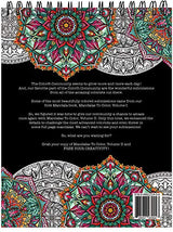 Mandalas II Adult Coloring Book - Features 50 Original Hand Drawn Designs Printed on Artist Quality Paper, Hardback Covers, Spiral Binding, ColorIt
