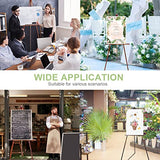 Conda 63" Wooden Tripod Artist Display Easel with Tray, A-Frame Adjustable Easel Stand for Wedding Sign, Foldable Easels for Painting Canvas, Display conda