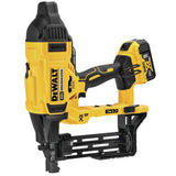 DEWALT 20V MAX* XR Crown Stapler, Cordless Fencing Kit, 9GA (DCFS950P2) DEWALT