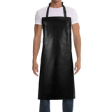 Homsolver Waterproof Apron,35" Heavy Duty Rubber Vinyl Dishwashing Apron,Lab Industrial Chemical Butcher Apron,Dish Apron Homsolver