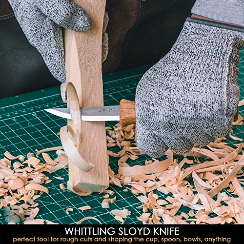 BeaverCraft Wood Whittling Kit for Beginners DIY04 - Spoon