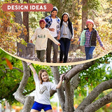 Tintnut Wood Pattern HTV Vinyl - 10 Sheets 12 X 10 Inches Brown Wood Heat Transfer Vinyl White Wooden Planks Iron on Vinyl Vintage HTV for t-Shirts Tintnut