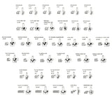 35 Piece Carbide Router Bits Set, 1/2" Shank, Multiple Route Bits, Aluminum Case EDMBG
