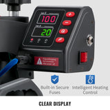 VEVOR Heat Press 15X12 Inch Heat Press Machine 5 in 1 Digital Multifunctional Sublimation T-Shirt Heat Press Machine for T Shirts Hat Mug Cap Plate VEVOR