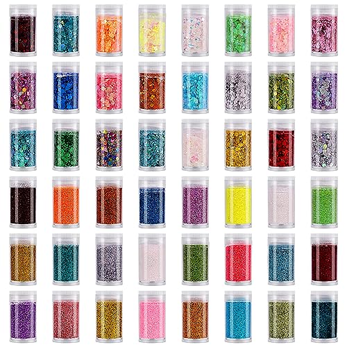  Holographic Chunky Glitter, Set of 36 Colors Craft