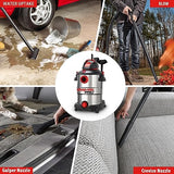 Shop-Vac 12 Gallon 6.0 Peak HP Wet/Dry Vacuum, Stainless Steel Tank, 3 in 1 Function Portable Shop Vacuum with Attachments, Drain Port, Ideal for Shop-Vac