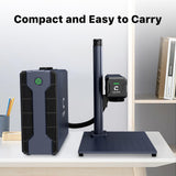 Cloudray 30W Fiber Laser Engraver, LightBurn Compatible Fiber Laser with Red Dot Pointer, 4.3x4.3 Solid State Laser Marking Portable Machine for Cloudray