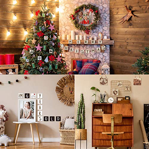 Fuyit Unfinished Wood Pieces, 50Pcs 3 x 3 Inch Blank Natural Wood Square Wooden Cutouts Board for DIY Crafts Painting, Scrabble Tiles, Coasters, Fuyit