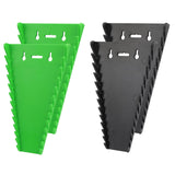 FTIHTRY 4Pack Magnetic Wrench Organizer wrench rack Tool Trays, Premium Quality Wrench Holder SAE(1/4" - 1/16") and Metric(6mm-24mm) FTIHTRY