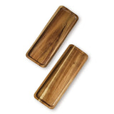 Wood Serving Tray, Wooden Trays,Small Wood Tray Wood Platter for Serving Food Dessert Appetizer Cheese Boards Fruit Cookie Vanity Home Decor Bathroom Fippkargo