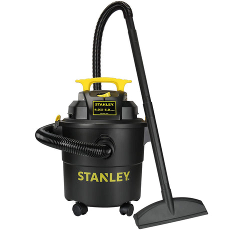 Stanley SL18115P Wet/Dry Vacuum, 5 Gallon, 4 Horsepower, 4.0 HP AC, Black Stanley