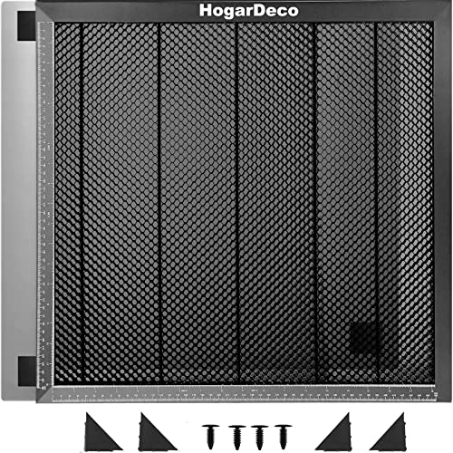 Laser Honeycomb Bed, 400 x 400mm Aluminum Honeycomb Working Table for Laser Engraver/Cutting for Dissipating Heat for your Engraving,Laser Engraver - WoodArtSupply