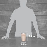 STANLEY Adventure Inulsated Stacking Beer Pint Glass, 16oz Stainless Steel Double Wall Rugged Metal Drinking Tumbler (Limestone) STANLEY