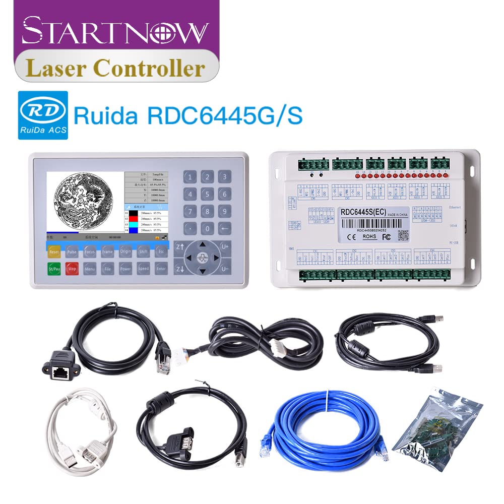 Ruida RDC6445G CO2 Laser Controller Board Upgrade RDC6442 for CNC Laser Engraving Cutting Control System RDC6445GT5 RDC6445S (Ruida RDC6445S) STARTNOW