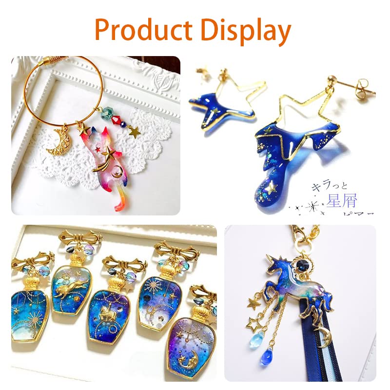 UV Resin - DIYcraft Odorless Crystal Clear Hard Resin Thin Type120g ，Thick Type120g Suitable for Doming, High Radian Products - Fast Curing Epoxy DIYcraft