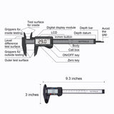 SCITOOLS Digital Caliper 0-6"Measuring Tool, Micrometer Caliper with Auto-Off Feature, Interchangeable Between inches and millimeters for Jewelry SCITOOLS