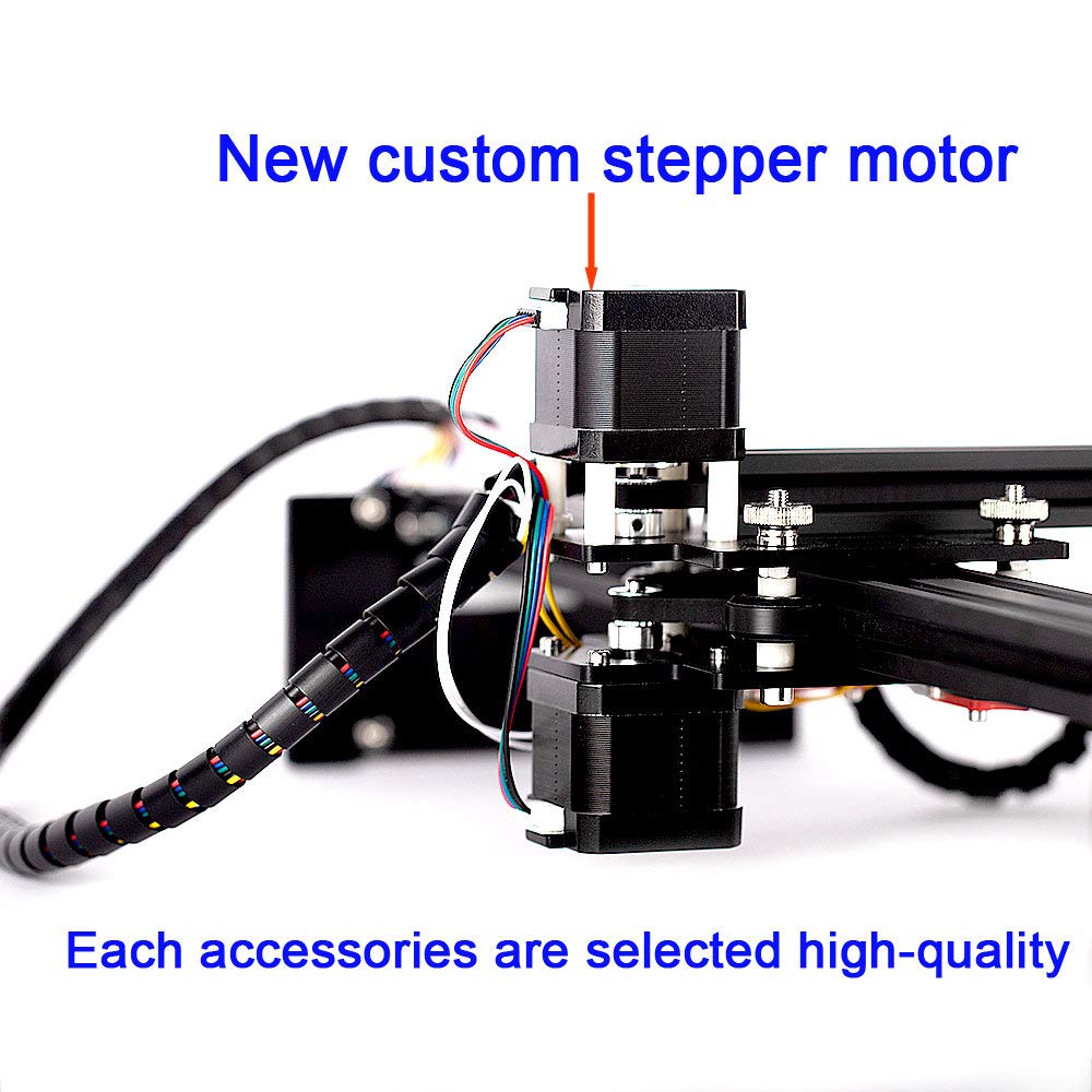 BACHIN CNC Router Drawing Robot Kit Writer XYZ Plotter iDraw Hand Writing Robot Kit Open Source for Maker/Geek, Working Area A4 BACHIN