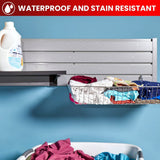 Slatwall Panel Garage Wall Organizer: Heavy Duty Wall Mounted PVC Wall Rack, Interlocking Slat Wall Paneling for Garage Wall Storage, Slatwall Board, DLDIRECT