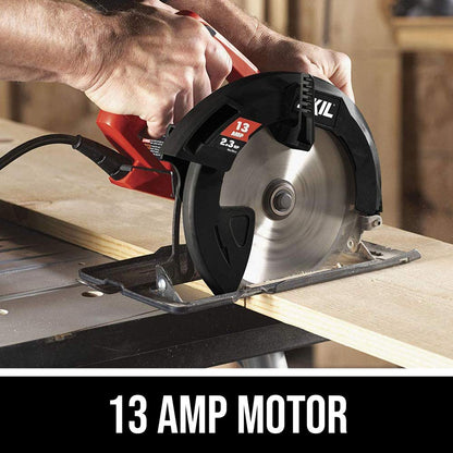 Skil 5080-01 13-Amp 7-1/4" Circular Saw, Red - WoodArtSupply