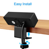 CCCEI 3 Outlet Desk Clamp Power Strip with USB Ports, Desktop Power Strip Surge Protector 1200J. Desk Mount Charging Power Station, on Desk Edge CCCEI