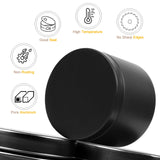 DINGPAI 24 Pcs Black Candle Tins, 4 oz Black Empty Candle Tin with Lids for DIY Candles Making, Matte Full Black Candle Jars for Candle Making, DINGPAI