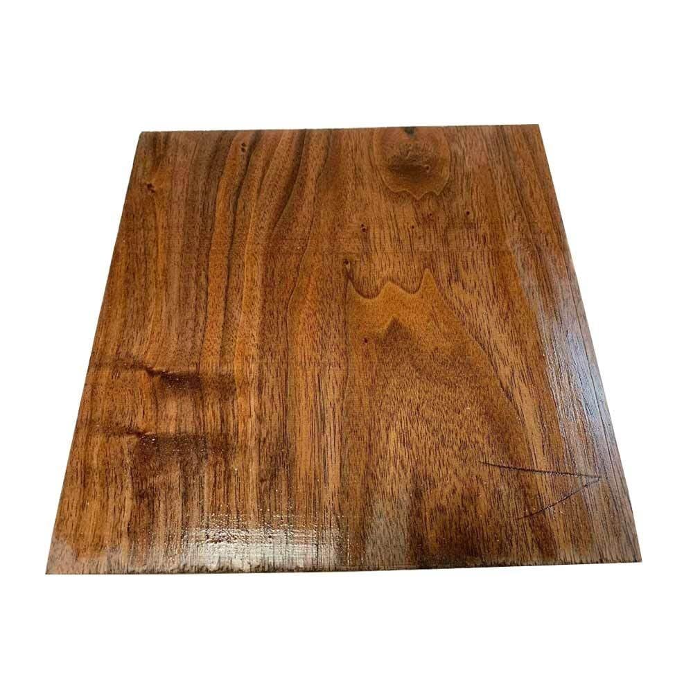 Pack of 2 Beautiful Walnut Bowl Blanks for Turning, Suitable Carving/Whittling Block (6" x 6" x 2") Exotic Wood Zone