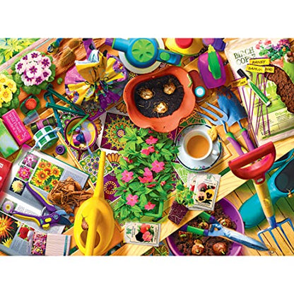 Cra-Z-Art - RoseArt - Kodak Premium Cork - Inside The Gardener's Shed - 1000 Piece Jigsaw Puzzle