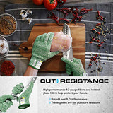 Glove Station Ultra Durable Series Cut Resistant Gloves - Cutting Gloves for Chefs, BBQ and Cooking - Level 5 Protection; Food Grade Safe Cut Proof Glove Station