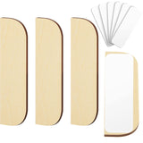 3.5 Inch Hinge Repair Plate Hinge Repair Kit Kitchen Cabinet Hinges Cabinet Door Hinge Door Hole Cover Plate Wooden Hinge Filler Plates, Hinge Blanks Taiyin