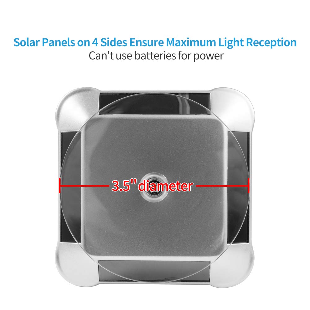 3D Printer UV Resin Curing Light with Solar Turntable 360°Rotating Stand for SLA DLP LCD 3D Printer Solidify Photosensitive Resin 405nm UV Resin Comgrow