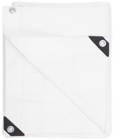 Kotap 12 x 20 Ft. Heavy-Duty Protection/Coverage Tarp, Superior Weave 8-mil, Multi-Use, Waterproof, White, (TRW-1220) Kotap