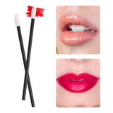 500PCS Lip Wands Applicators Disposable - Vaincre Lipstick Brush Lip Gloss Makeup Applicator Beauty Tool Kits Black Vaincre