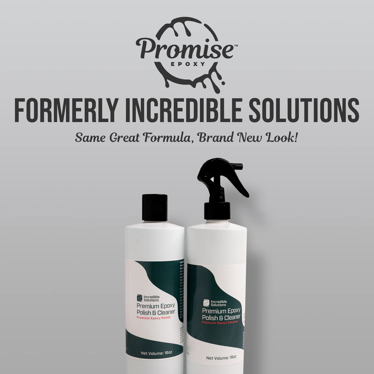Promise Epoxy - 32 Ounce Kit of Pro Polish (16oz) & Cleaner (16oz), Specially Formulated for Epoxy Resin & High Gloss Finishes, Removes Scratches & Incredible Solutions