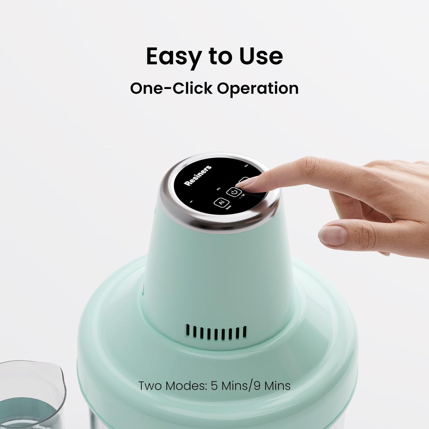 Resiners Resin Bubble Remover, Quickly Remove 99% Bubble Within 9 Minutes, 95kPa Vacuum Degassing Chamber, Compact Size Epoxy Resin Airless Machine Resiners