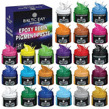 24 Pigment Pastes for Epoxy Resin Jars Set - Thick Pigment Paste - Opaque Resin Pigment - Solid Epoxy Resin Dye - Resin Paste Pigment - Epoxy Resin BALTIC DAY