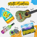 Chalkola Acrylic Paint Set for Adults, Kids & Artists - 40 Piece Acrylic Painting Supplies Kit, with 24 Acrylic Paints (22ml), 10 Painting Brushes, 5 Chalkola