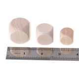 Blank Wooden Unfinished Square Blocks 6 Sided Wood Cubes with Rounded Corners for DIY Craft Projects Blank Wood Youngy