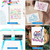 Welebar 12 Pack Glitter Gel Pens for Cricut Joy/Xtra, 0.8 Tip Glitter Medium Point Pen for Writing Drawing, Compatible with Cricut Joy Machine Welebar