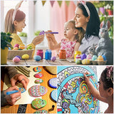 ZSCM 12 Colors Acrylic Glitter Markers Paint Pens, Rock Painting Pens Markers Metallic Art Marker for Kids Adults Card Making Painting Glass Ceramic ZSCM QUALITY DECIDES THE FUTURE