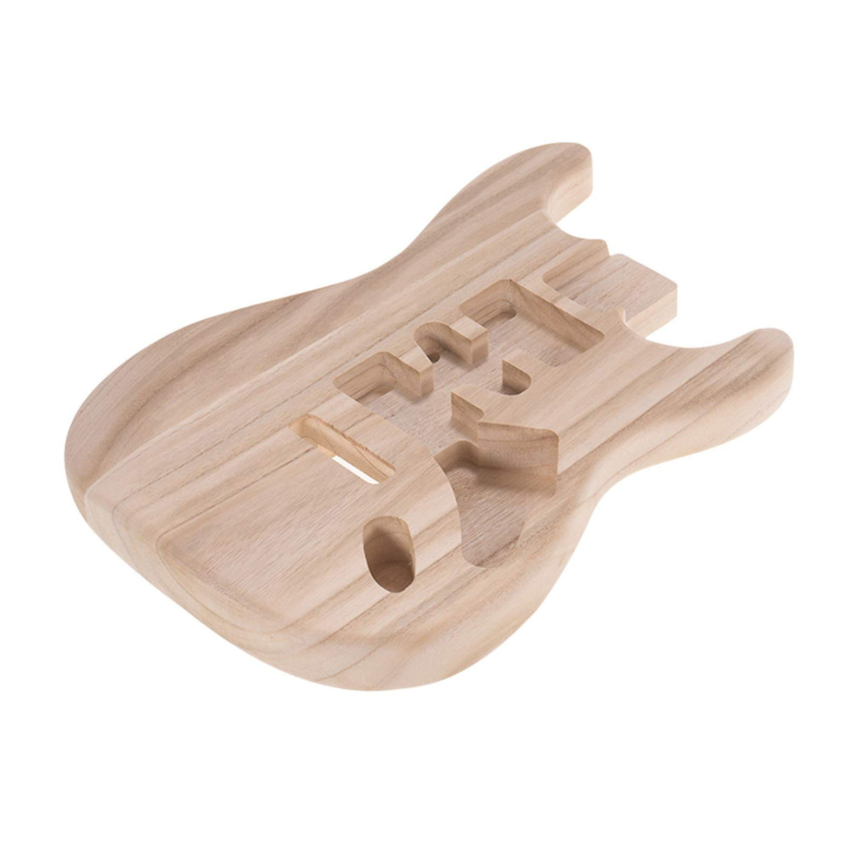 Btuty ST01-TM Unfinished Handcrafted Guitar Body Candlenut Wood Electric Guitar Body Guitar Barrel Replacement Parts Btuty