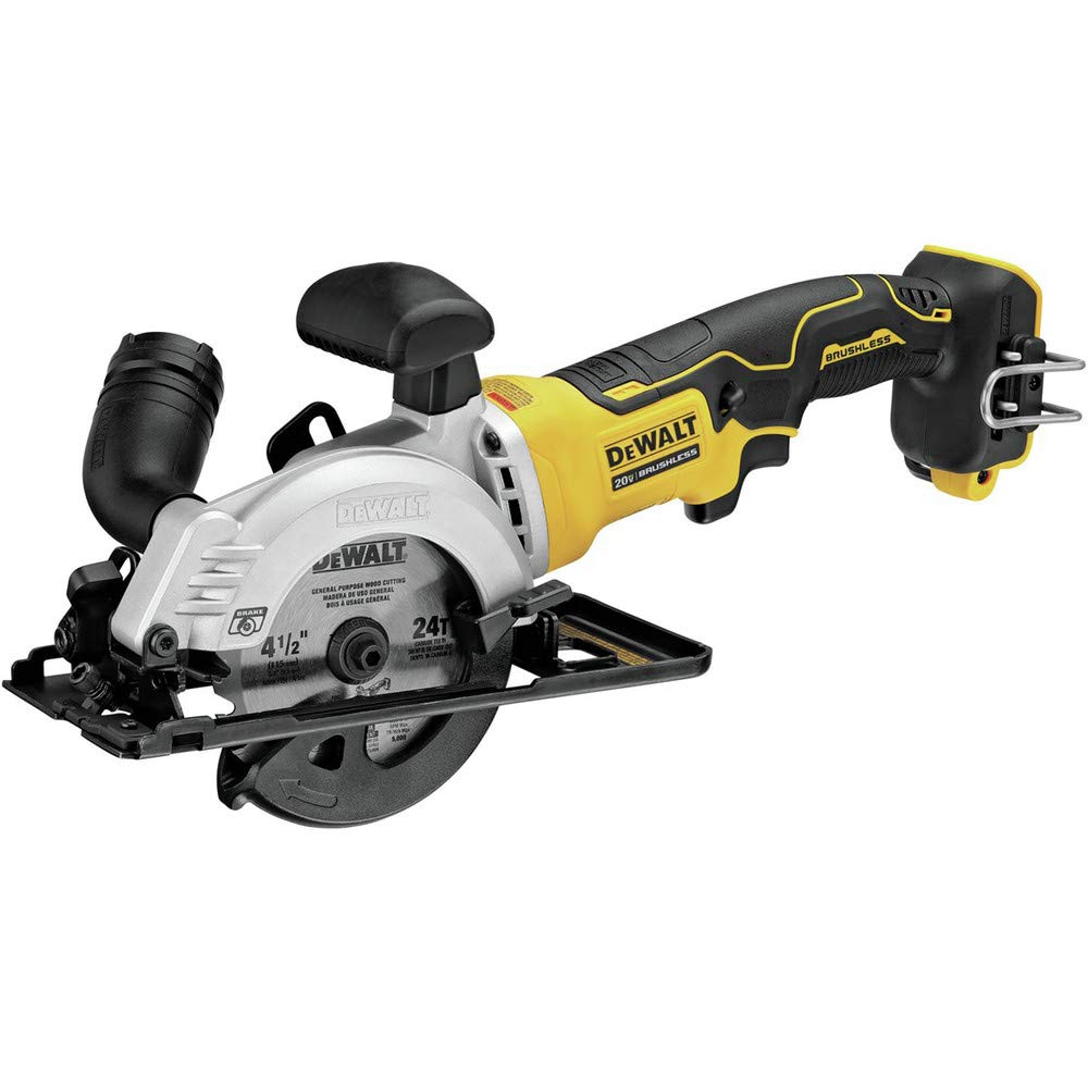 DEWALT ATOMIC 20V MAX* Circular Saw, 4-1/2-Inch, Tool Only (DCS571B) DEWALT
